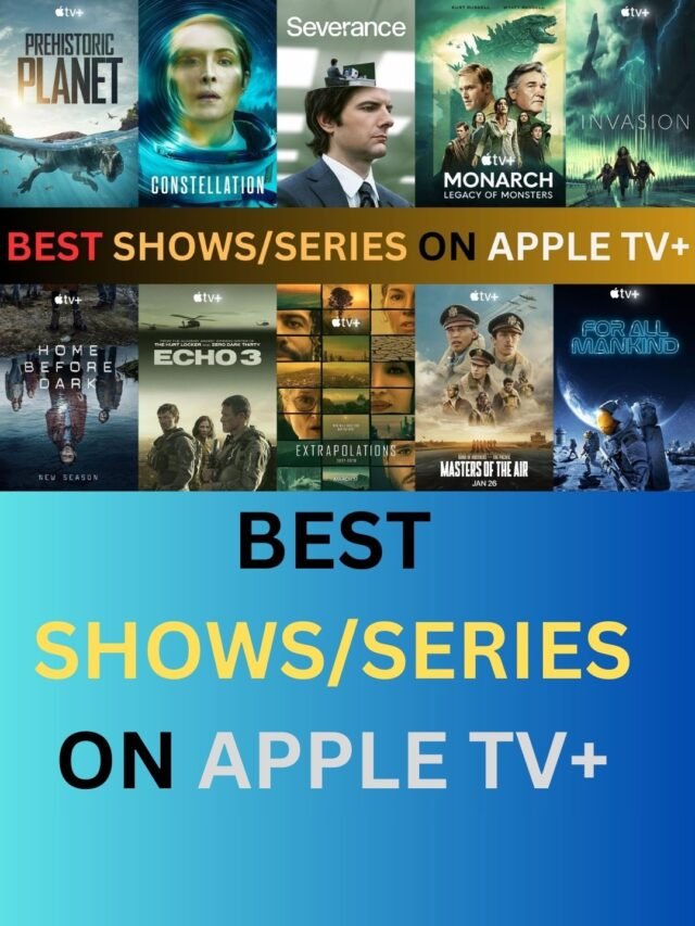 BEST SHOWS/SERIES ON APPLE TV+